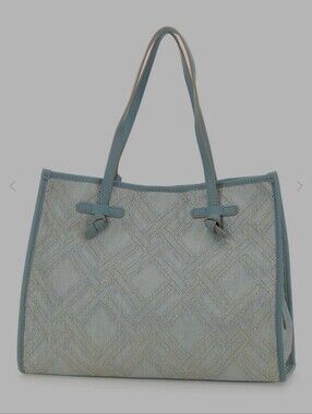 GIANNI CHIARINI Sky Blue Tote Bag